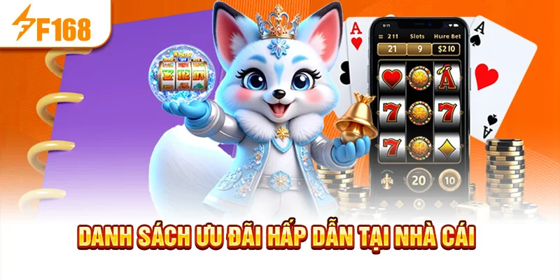 Danh sách ưu đãi hấp dẫn tại nhà cái